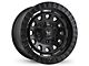 Buck Commander Venture All Satin Black Wheel; 17x9; -12mm Offset (07-14 Yukon)