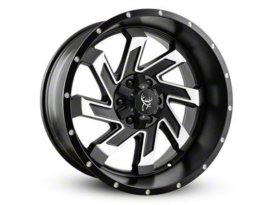 Buck Commander SAW Satin Black Machined Face Wheel; 20x10; -25mm Offset (09-14 F-150)