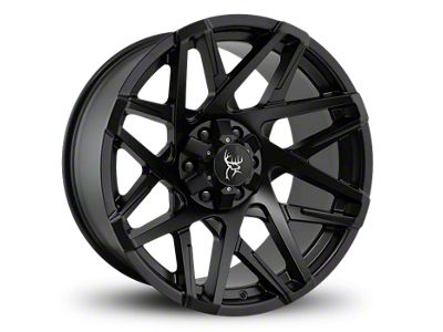 Buck Commander Canyon All Satin Black Wheel; 20x10; -25mm Offset (14-18 Sierra 1500)