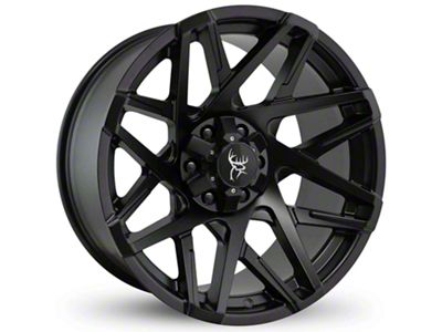 Buck Commander Canyon All Satin Black Wheel; 20x9; 0mm Offset (15-20 F-150)