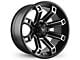 Buck Commander Hollow Point Satin Black Machined Face Wheel; 20x10; -35mm Offset (15-20 F-150)