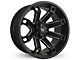 Buck Commander Hollow Point Satin Black Milled Spokes Wheel; 20x10; -35mm Offset (15-20 F-150)