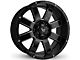 Buck Commander 8 Point Gloss Black Milled Edges Wheel; 20x9; -12mm Offset (23-24 Canyon)