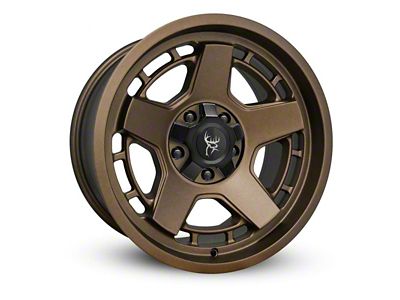 Buck Commander Atlas All Satin Bronze 6-Lug Wheel; 17x9; -35mm Offset (23-24 Canyon)