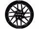 Built Off Road BTO-3 Gloss Black Milled 8-Lug Wheel; 20x9; 0mm Offset (03-09 RAM 3500 SRW)