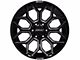 Built Off Road BTO-4 Gloss Black Milled 6-Lug Wheel; 20x10; -19mm Offset (04-08 F-150)