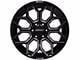 Built Off Road BTO-4 Gloss Black Milled 6-Lug Wheel; 20x10; -19mm Offset (07-13 Sierra 1500)