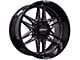 Built Off Road BTO-5 Gloss Black Milled 6-Lug Wheel; 20x9; 0mm Offset (07-14 Yukon)