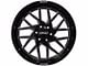 Built Off Road BTO-3 Gloss Black Milled 6-Lug Wheel; 20x10; -19mm Offset (15-20 F-150)