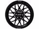 Built Off Road BTO-2 Gloss Black Milled 6-Lug Wheel; 22x10; -19mm Offset (19-25 Sierra 1500)