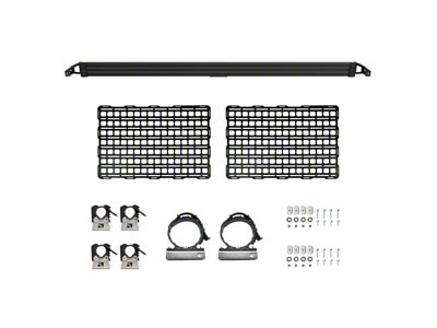 BuiltRight Industries Bulkhead Utility Rail MOLLE Kit; Stage 1 (17-24 F-250 Super Duty)