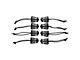 BuiltRight Industries Elastic Tech Panel Clips; 8-Piece Kit; Black