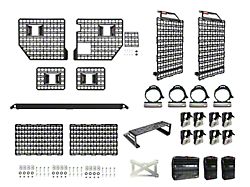 BuiltRight Industries Gear Organization MOLLE System; Pro Kit (17-22 F-350 Super Duty w/o 12-Inch Screen)