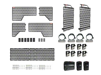 BuiltRight Industries Gear Organization MOLLE System; Pro Kit (19-24 Silverado 1500 w/ 6.50-Foot Standard Box)