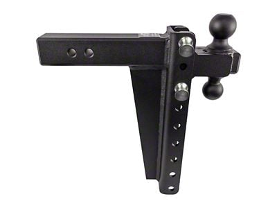 BulletProof Hitches Heavy Duty 2.50-Inch Receiver Hitch Ball Mount; 12-Inch Drop/Rise (Universal; Some Adaptation May Be Required)