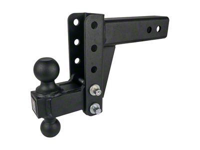 BulletProof Hitches Medium Duty 2.50-Inch Receiver Hitch Ball Mount; 4-Inch Drop/Rise (Universal; Some Adaptation May Be Required)