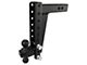 BulletProof Hitches Heavy Duty 2.50-Inch Receiver Hitch Ball Mount; 12-Inch Drop/Rise (Universal; Some Adaptation May Be Required)