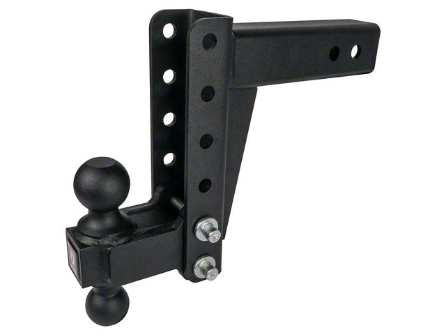 BulletProof Hitches Medium Duty 2.50-Inch Receiver Hitch Ball Mount; 6-Inch Drop/Rise (Universal; Some Adaptation May Be Required)