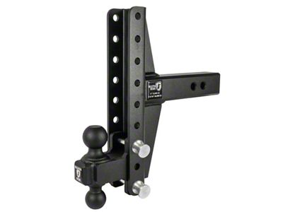 BulletProof Hitches Extreme Duty 2.50-Inch Receiver Hitch Ball Mount; 4-Inch and 6-Inch Drop/Rise Offset (Universal; Some Adaptation May Be Required)