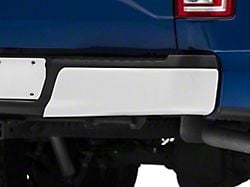 Rear Bumper Covers; Not Pre-Drilled for Backup Sensors; Gloss White (15-20 F-150, Excluding Raptor)