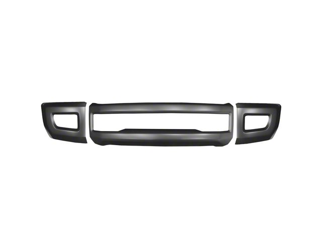 Front Bumper Cover; Matte Black (17-19 F-350 Super Duty)