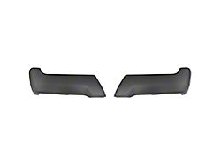 Rear Bumper Covers; Pre-Drilled for Backup Sensors; Matte Black (17-19 F-250 Super Duty)