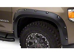 Bushwacker Pocket Style Fender Flares; Front; Matte Black (15-22 Canyon)