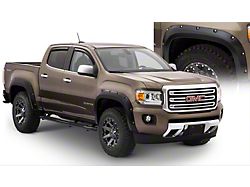 Bushwacker Pocket Style Fender Flares; Front and Rear; Matte Black (15-22 Canyon w/ 5-Foot Short Box)