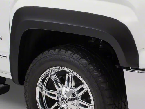 Bushwacker Extend-A-Fender Flares; Matte Black (14-18 Sierra 1500)