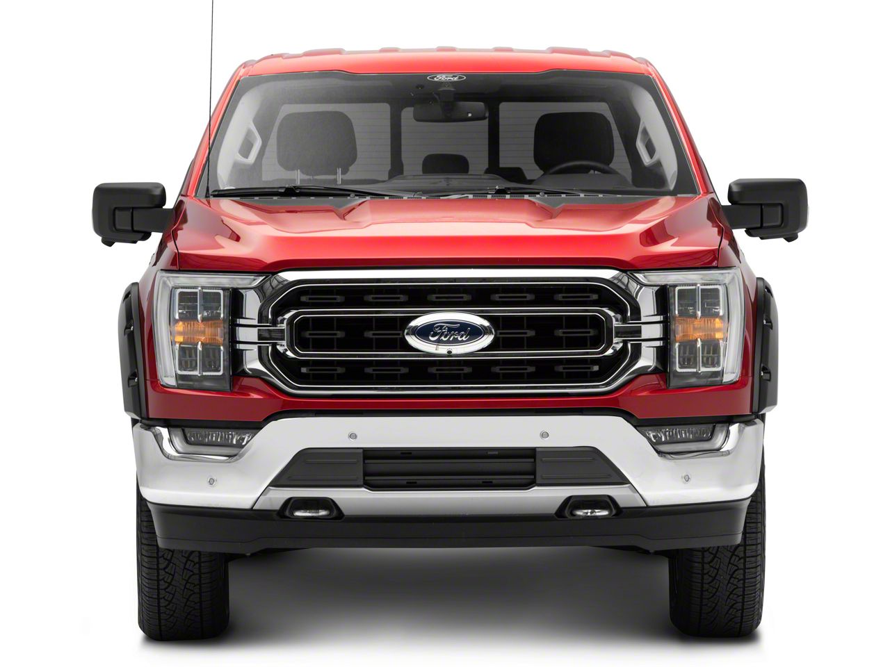 Bushwacker F-150 Pocket Style Fender Flares; Front and Rear; Matte ...