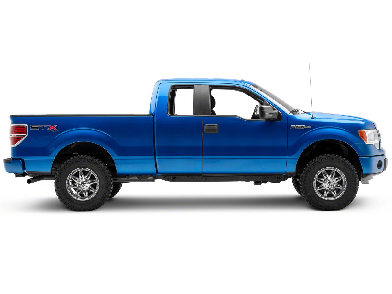 Bushwacker F-150 Trail Armor Rocker Panels; Matte Black 14071 (09-14 F ...