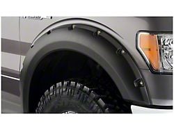 Bushwacker Pocket Style Fender Flares; Front; Matte Black (08-10 F-250 Super Duty)