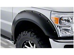 Bushwacker Pocket Style Fender Flares; Front and Rear; Matte Black (99-07 F-250 Super Duty)