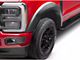 Bushwacker Extend-A-Fender Flares; Front; Matte Black (23-24 F-350 Super Duty SRW)