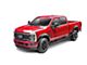 Bushwacker Extend-A-Fender Flares; Front and Rear; Matte Black (23-24 F-350 Super Duty SRW)