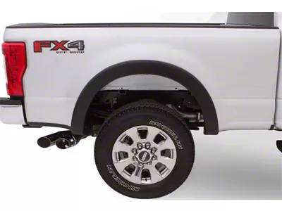 Bushwacker OE Style Fender Flares; Rear; Matte Black (99-10 F-350 Super Duty SRW)