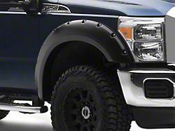 Bushwacker Pocket Style Fender Flares; Matte Black (11-16 F-350 Super Duty SRW)