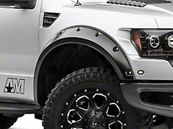 Bushwacker Pocket Style Fender Flares; Matte Black (10-14 F-150 Raptor)