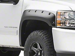 Bushwacker Pocket Style Fender Flares; Matte Black (07-13 Silverado 1500)