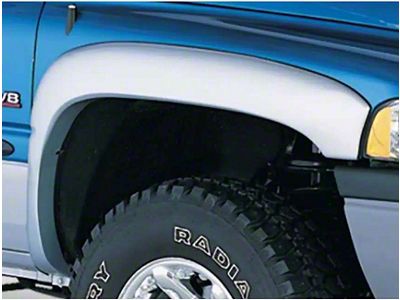 Bushwacker OE Style Fender Flares; Front; Matte Black (94-01 RAM 1500)