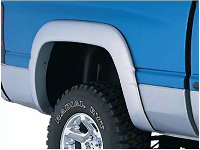 Bushwacker OE Style Fender Flares; Rear; Matte Black (94-01 RAM 1500)