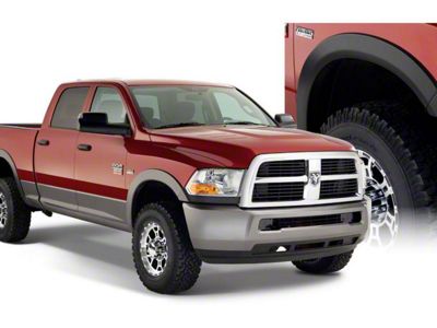 Bushwacker OE Style Fender Flares; Front and Rear; Matte Black (10-18 RAM 2500)