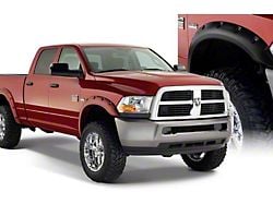 Bushwacker Pocket Style Fender Flares; Front and Rear; Matte Black (10-18 RAM 2500)