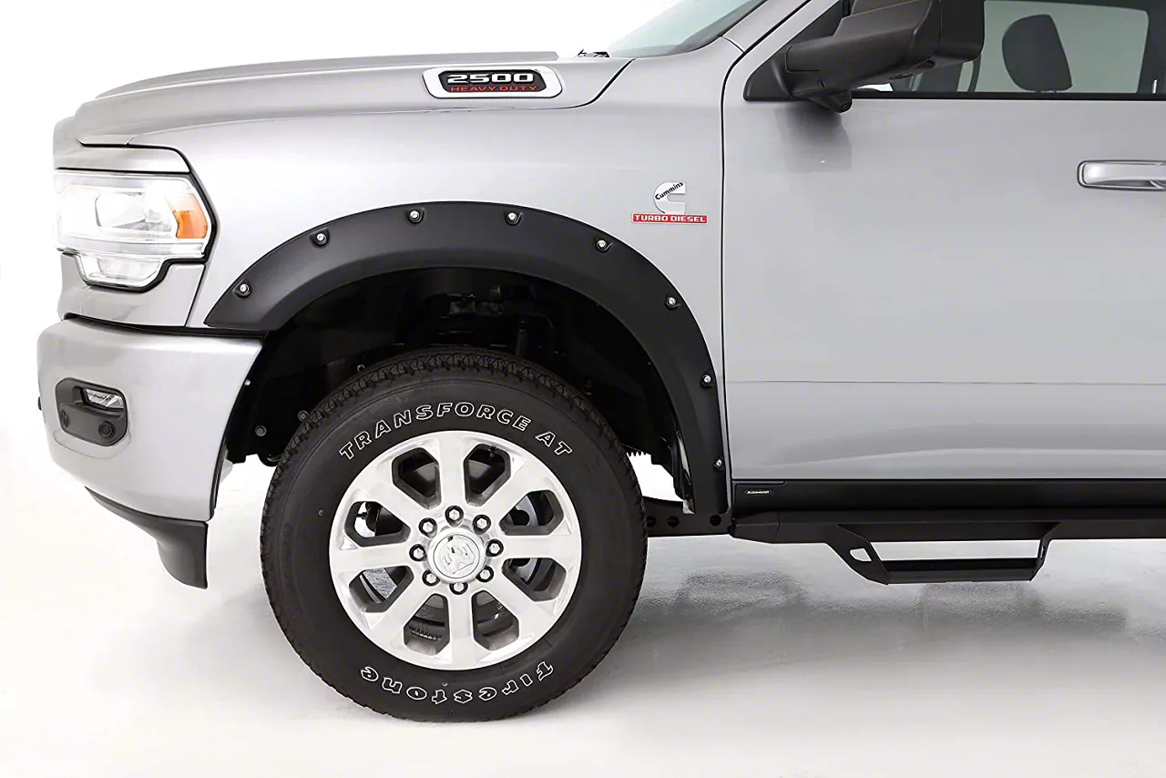 Bushwacker RAM 2500 Pocket Style Fender Flares; Matte Black 5093002