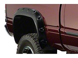 Bushwacker Pocket Style Fender Flares; Rear; Matte Black (03-09 RAM 2500)