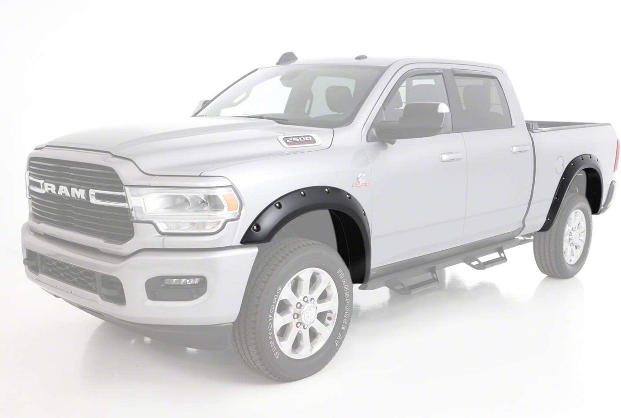 Bushwacker Ram 3500 Extend A Fender Flares Matte Black 50931 02 19 24