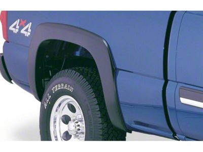 Bushwacker OE Style Fender Flares; Rear; Matte Black (99-06 Sierra 1500 Fleetside w/ 6.50-Foot Standard & 8-Foot Long Box)