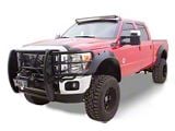 Bushwacker Cut-Out Fender Flares; Front; Matte Black (07-14 Sierra 2500 HD)