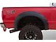 Bushwacker Cut-Out Fender Flares; Front; Matte Black (07-14 Sierra 2500 HD)