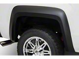 Bushwacker Extend-A-Fender Flares; Rear; Matte Black (15-19 Sierra 2500 HD)